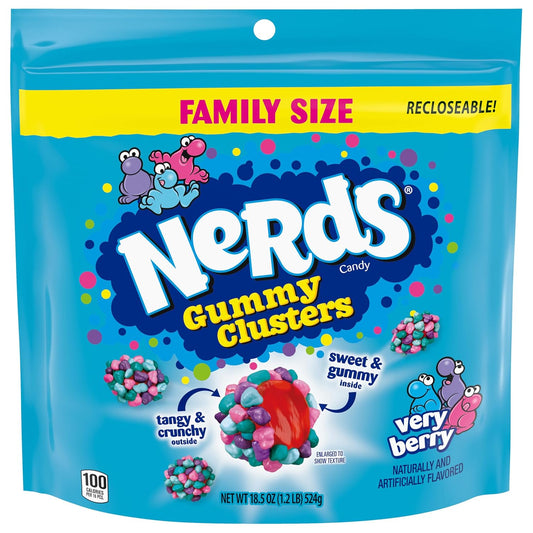 Nerds Gummy Clusters, Halloween Treats, 18.5 oz