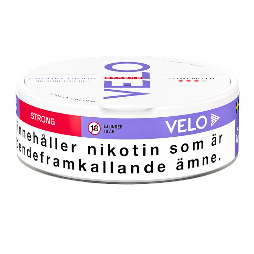 VELO GROOVY GRAPE STRONG SLIM NICOTINE POUCHES