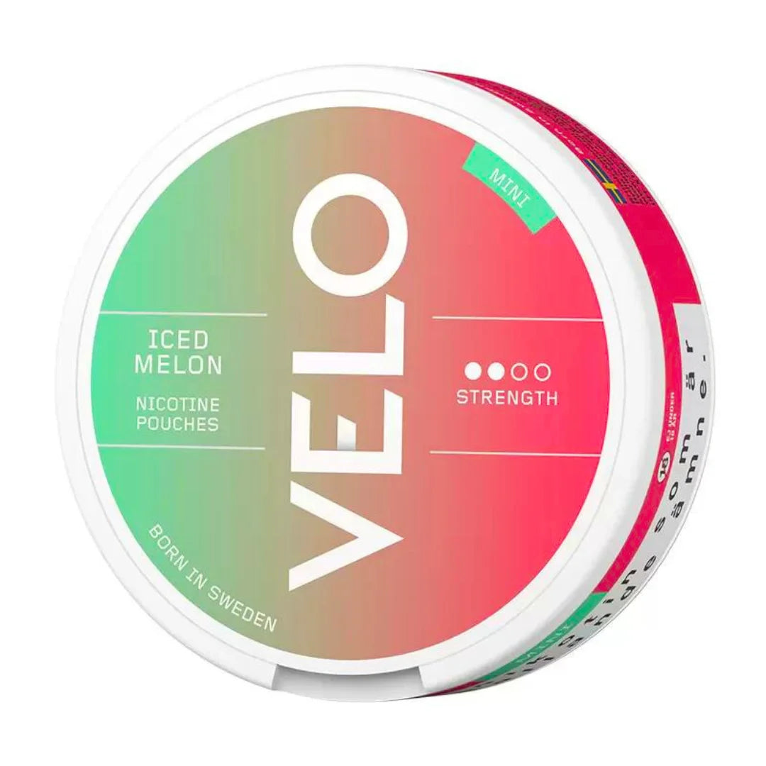 VELO ICED MELON MINI NICOTINE POUCHES- 6MG