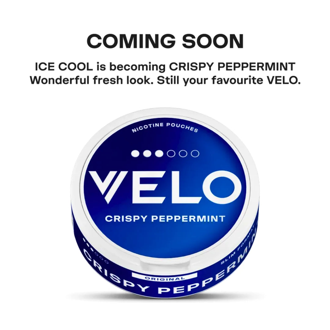 VELO Ice Cool Mint Slim Strong 10 mg Nicotine Pouches