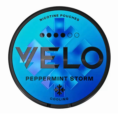 Peppermint Storm 10.9mg Extra Strong Nicotine Pouches By VELO