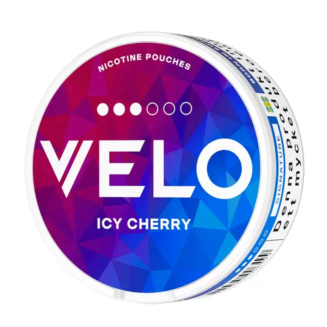 VELO Icy Cherry Slim Nicotine Pouches