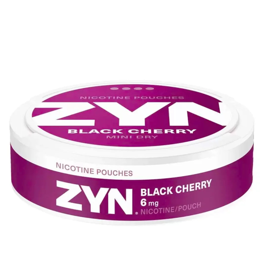 ZYN BLACK CHERRY MINI DRY STRONG NICOTINE POUCHES