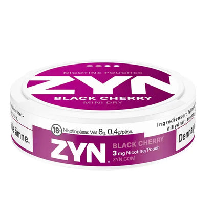 ZYN Black Cherry Mini Dry 3mg Nicotine Pouches