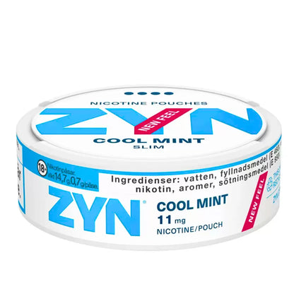 ZYN Cool Mint Extra Strong Slim 11mg Nicotine Pouches