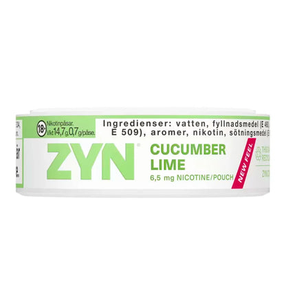 ZYN Slim Cucumber Lime 6.5mg Nicotine Pouches