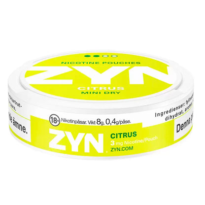 ZYN Citrus Mini Dry 3mg Nicotine Pouches