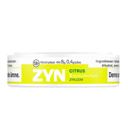 ZYN Citrus Mini Dry 3mg Nicotine Pouches