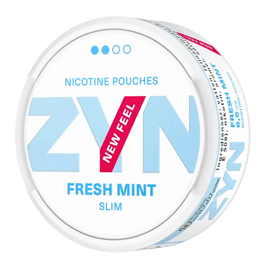 ZYN Slim Fresh Mint 6.5mg Nicotine Pouches 