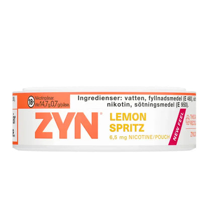 ZYN Lemon Spritz Slim 6.5mg Nicotine Pouches