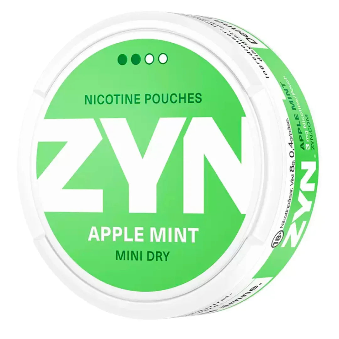 Zyn Apple Mint 3mg Mini Dry Nicotine Pouches