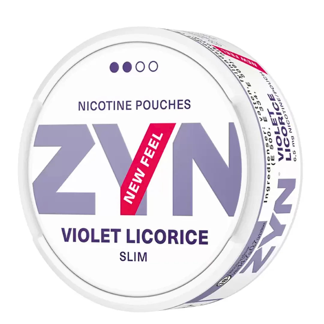 ZYN Violet Licorice Slim 6.5mg Nicotine Pouches