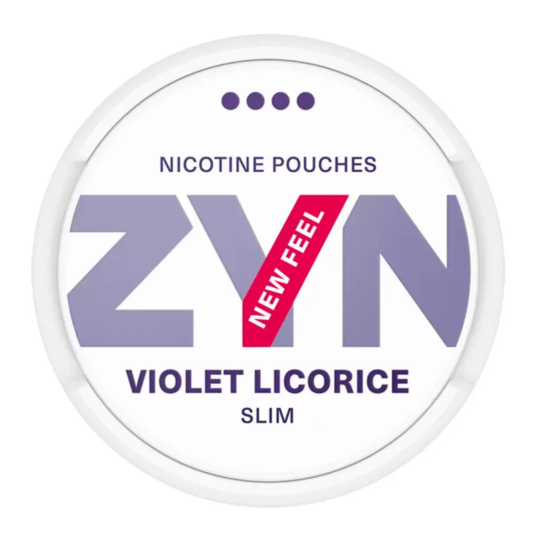 ZYN Slim Violet Licorice Extra Strong 11mg Nicotine Pouches