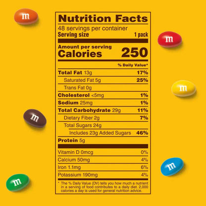 M&M's Peanut - 48ct